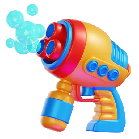 BUBBLE GUN  3D Icon