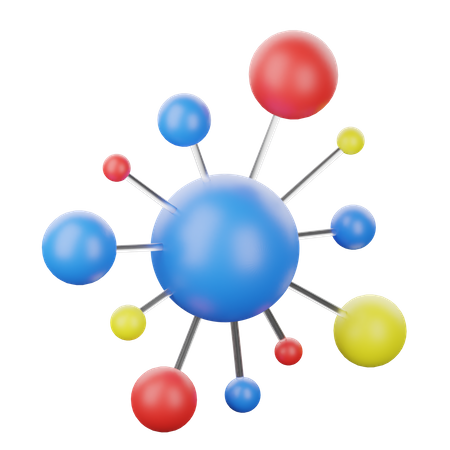 Bubble Map  3D Icon