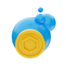 bubble nft 3d logo