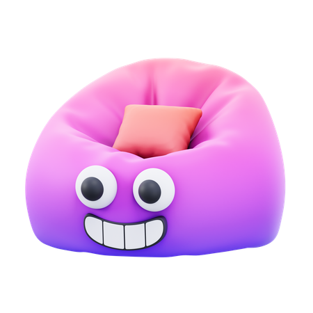 Bubble Sofa  3D Icon