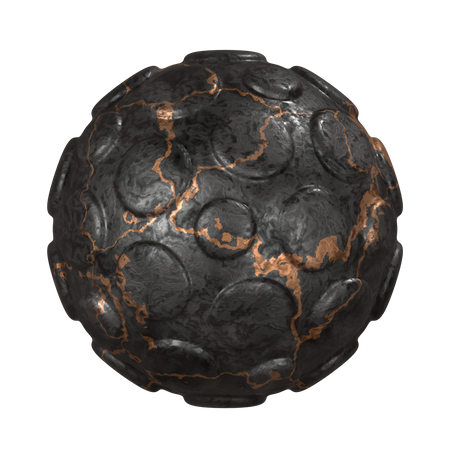Bubble Sphere 3D Illustration