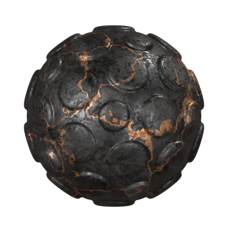Bubble Sphere  3D Illustration