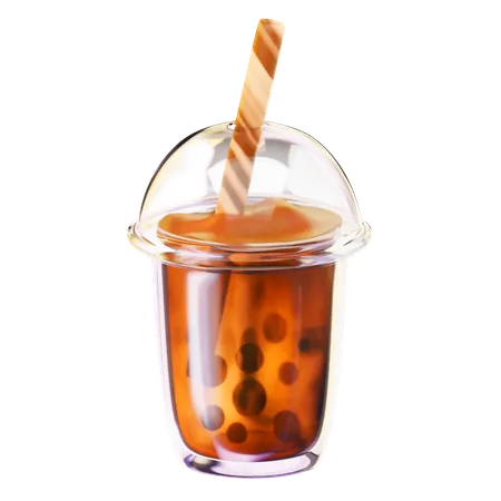 Bubble Tea Icon 3 D Icon Drink Isolated On Transparent Background 3 D Illustration High Resolution 3D Icon