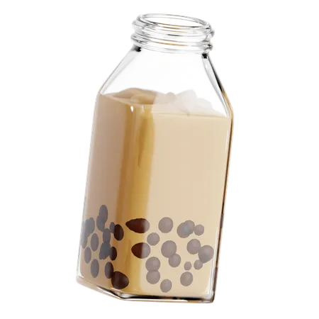 Bubble Tea On A Bottle  3D Icon