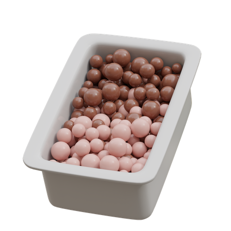 Bubble Topping  3D Icon