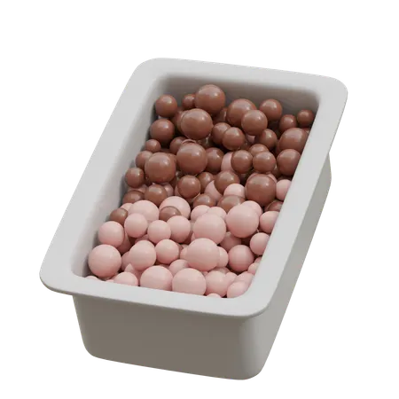 Bubble Topping  3D Icon