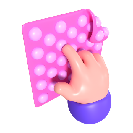 Bubble Wrap  3D Icon