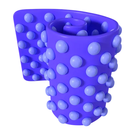 This Is Bubble Wrap 3 D Render Illustration Icon High Resolution Png File Isolated On Transparent Background Available 3 D Model File Format BLEND OBJ FBX And GLTF 3D Icon