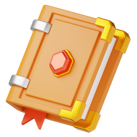 Buch  3D Icon