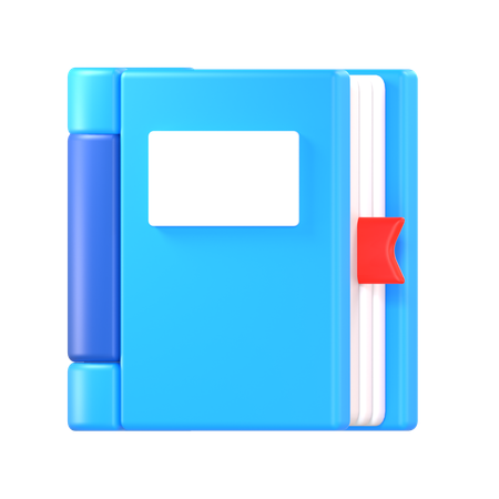 Buch  3D Icon