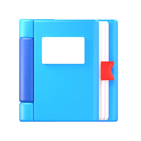 Buch  3D Icon