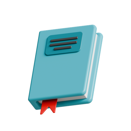 Buch  3D Icon