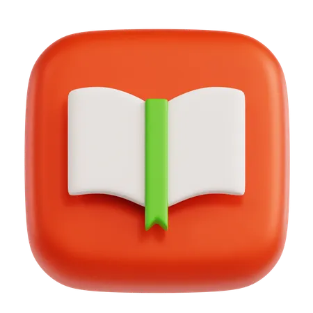 Buch  3D Icon