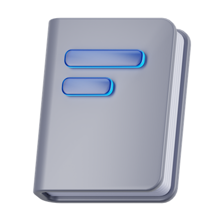 Buch  3D Icon