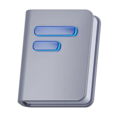 Buch  3D Icon