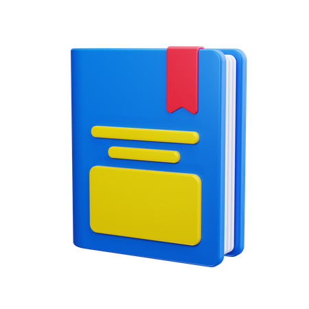 Buch  3D Icon