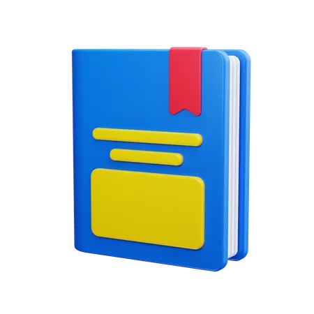 Buch  3D Icon