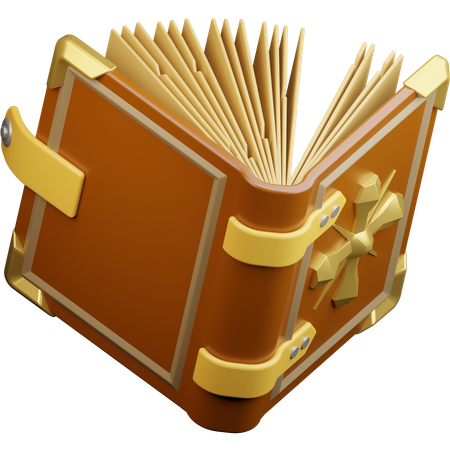 Buch  3D Icon