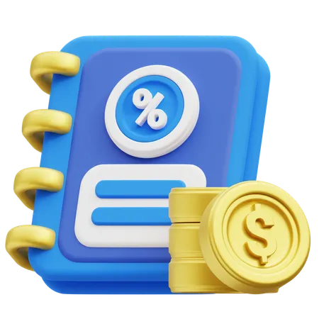 Buch  3D Icon