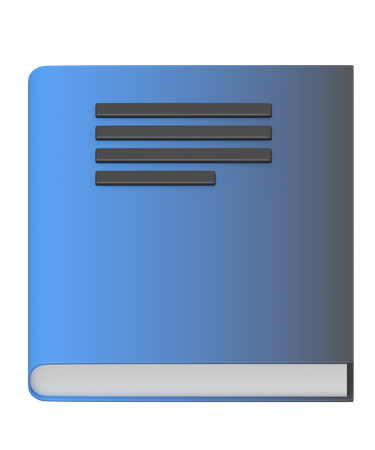 Buch  3D Icon