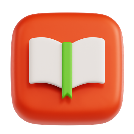 Buch  3D Icon