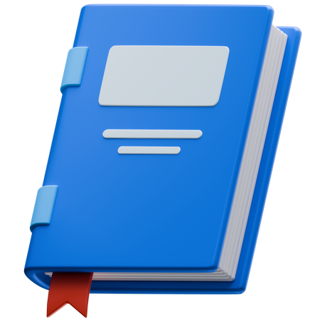 Buch  3D Icon