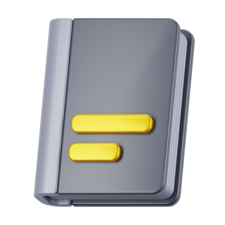 Buch  3D Icon