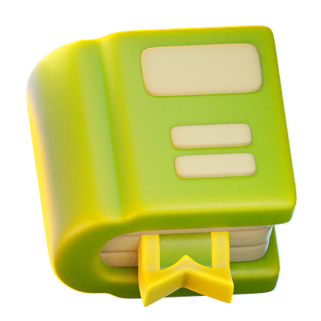 Buch  3D Icon