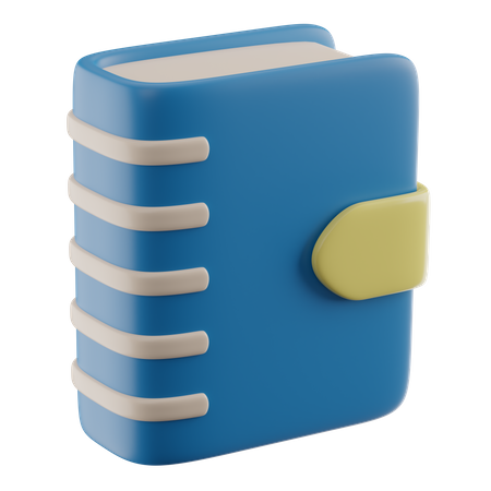Buch  3D Icon