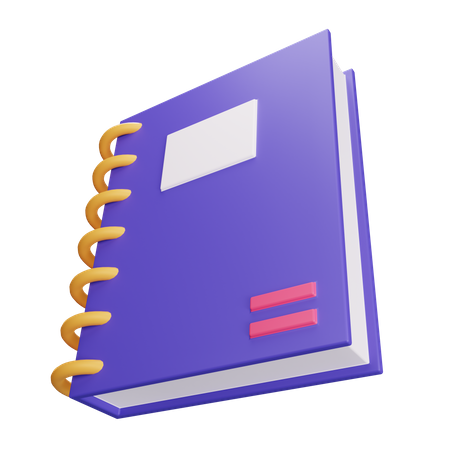 Buch  3D Icon