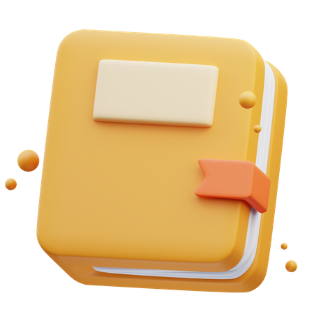Buch  3D Icon
