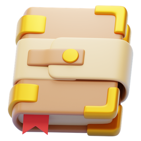 Buch  3D Icon
