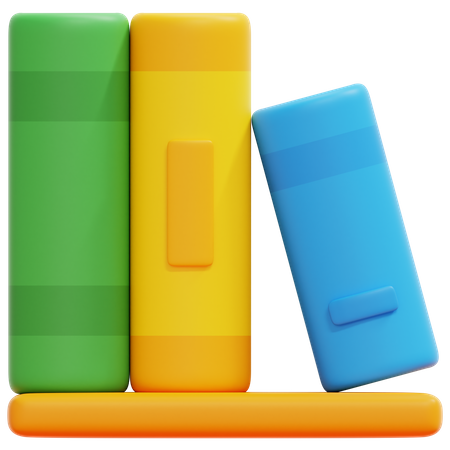 Buch  3D Icon
