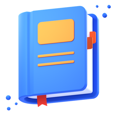 Buch  3D Icon