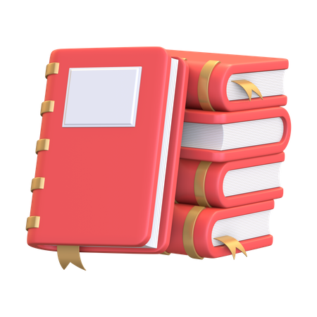 Buch  3D Icon