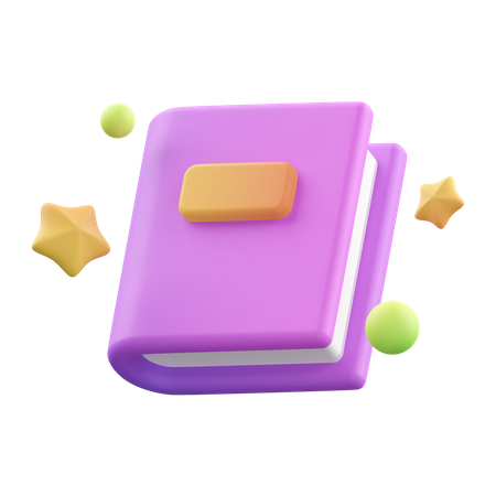 Buch  3D Icon