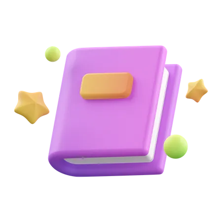 Buch  3D Icon