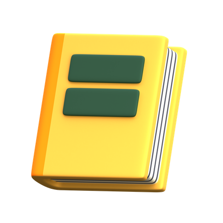 Buch  3D Icon