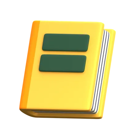 Buch  3D Icon