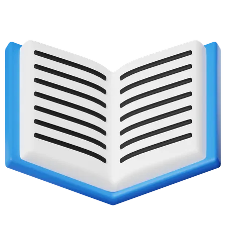 Buch  3D Icon