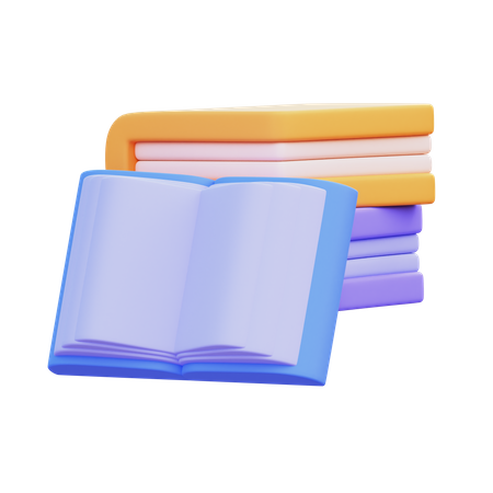 Buch  3D Icon