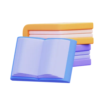 Buch  3D Icon