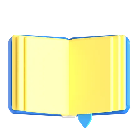 Buch  3D Icon