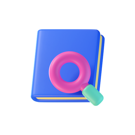 Buch finden  3D Icon