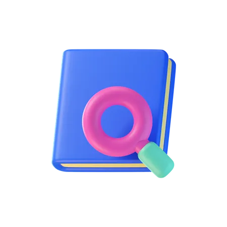 Buch finden  3D Icon