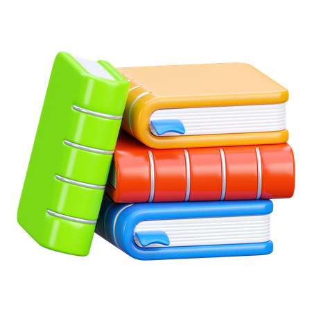 Bücher  3D Icon