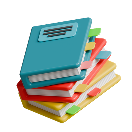 Bücher  3D Icon