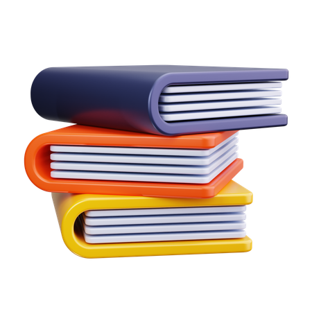 Bücher  3D Icon