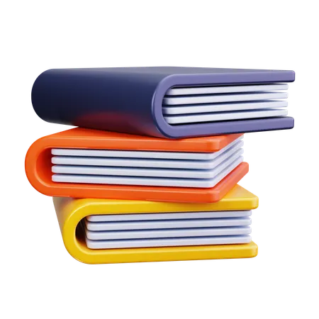 Bücher  3D Icon