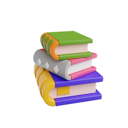 Bücher  3D Icon